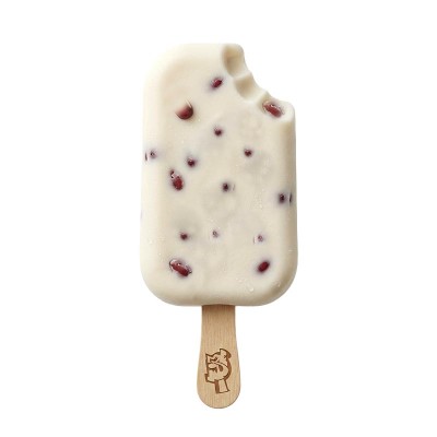 Milk and Red Bean Popsicles