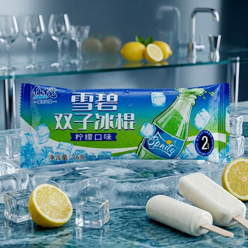 雪碧双子冰棍